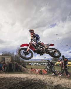motorcycle fork, motorcycle jumping